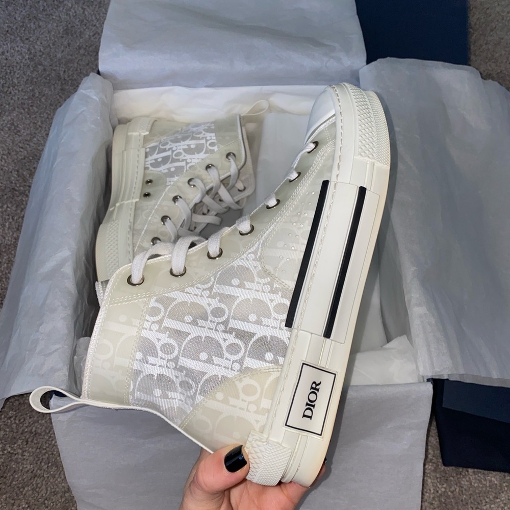 Mens Dior B23 High Top Sneakers size 39 - Picture 5 of 14